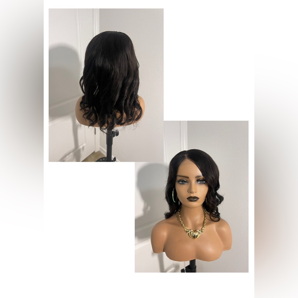 16” Raw Top Quality 6x6 Transparent Lace Closure Virgin Human Hair Wig